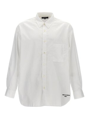 COMME DES GARÇONS HOMMES PLUS: Hemden - Hemd - Weiß