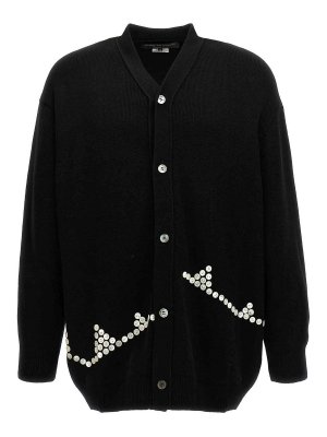 COMME DES GARÇONS HOMMES PLUS: cardigans - Button Detail Sweater