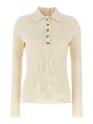 Courreges: Polos - Polo - Blanco