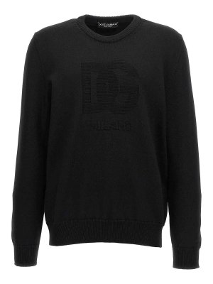 DOLCE & GABBANA: crew necks - Intarsia Sweater