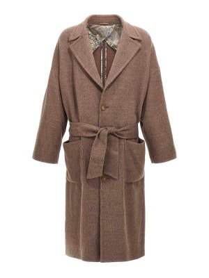 ETRO: cappotti corti - Cappotto monopetto in lana