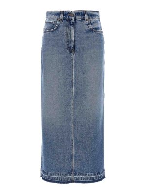 スカート VETEMENTS FW24 'Inside-Out' skirt (WA65SK870N LIGHTBLUE) VETEMENTS 'inside-out' Skirt | italist