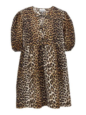 GANNI: ショートドレス - ショートドレス - マルチカラー