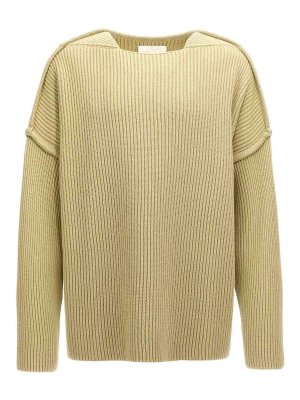 JIL SANDER: cardigans - Geometric Neckline Sweater