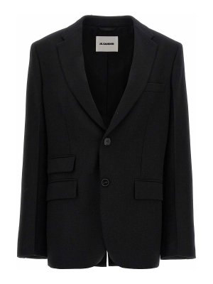 JIL SANDER: Blazer - Blazer - Schwarz