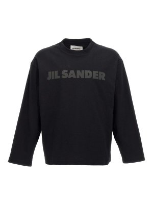 JIL SANDER: t-shirt - T-shirt con stampa logo