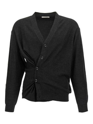 LEMAIRE: cardigan - Cardigan intrecciato rilassato