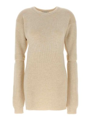 ワンピース BALMAIN Vichy dress Beige DF0R8739KH56 Balmain Vichy Dress - Beige - Women | DF0R8739KH56GVQ
