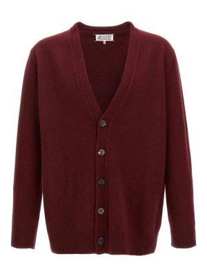 Maison Margiela: cardigan - Cardigan in lana