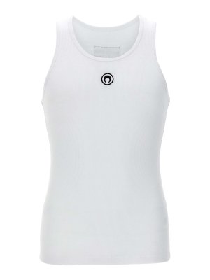 MARINE SERRE: Tops & Tank tops - Moon Logo Tank Top