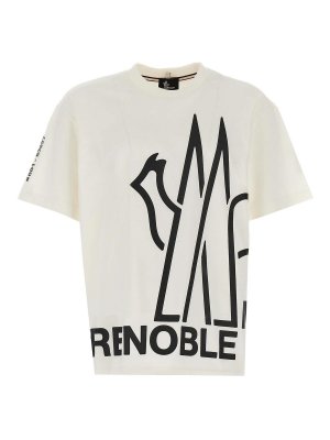 MONCLER: t-shirts - Logo Print T-Shirt