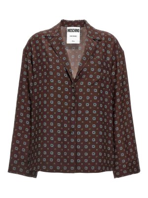 MOSCHINO: shirts - Patterned Shirt