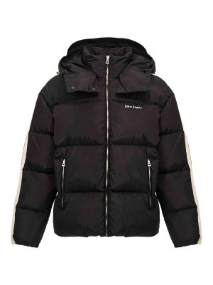Palm Angels: blazers - Hooded Track Down Down Jacket