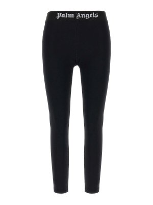 Palm Angels: Leggings - Leggings - Blanc