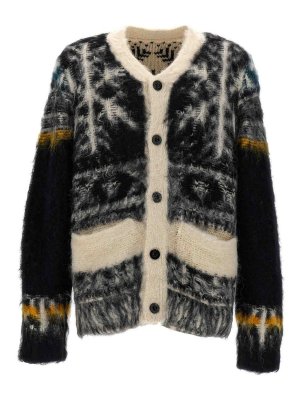 Sacai: cardigans - Patterned Sweater