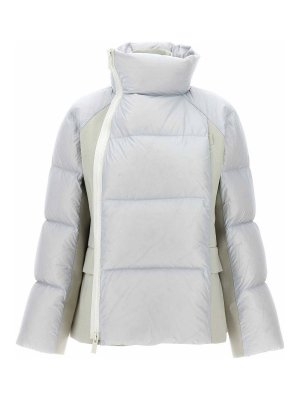 Sacai: blazers - Melton Down Jacket