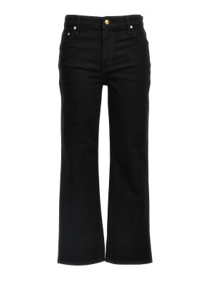 TORY BURCH: Jeans boot-cut - Jeans Boot-Cut - Negro