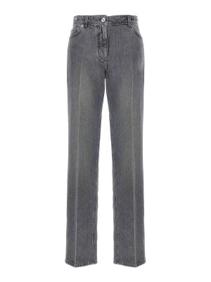VERSACE: Jeans évasés - Jean Bootcut - 95
