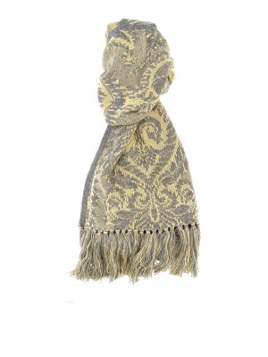 ETRO: scarves - Barocco Jacquard Scarf