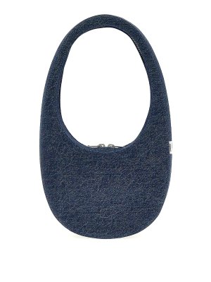 COPERNI: totes bags - Denim Swipe Bag Handbag