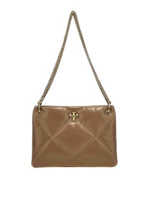 TORY BURCH: cross body bags - Kira Diamond Quilt Small Shoulder Bag
