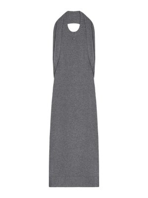 Courreges: Vestidos largos - Vestido Largo - Gris