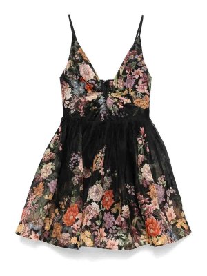 ZIMMERMANN: abiti lunghi - Miniabito con scollo a V Pavilion