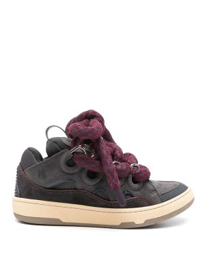 LANVIN: sneakers - Sneakers Curb Con Lacci Snake