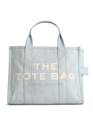 MARC JACOBS: cross body bags - Tote Medium Bag In Light Blue Canvas