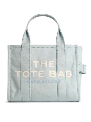 MARC JACOBS: cross body bags - Tote Small Light Blue Canvas Bag