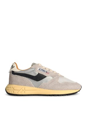 AUTRY: sneakers - Reelwind Scneaker in misto pelle grigia