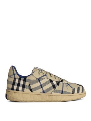 BURBERRY: trainers - Terrace Beige Polyester Blend Sneakers