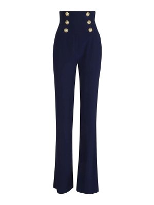 パンツ ZIMMERMANN Eden Slouch Flare Pant In Illustration Green ZIMMERMANN Eden Trousers | Green | FARFETCH UK