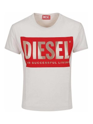 DIESEL: T-shirts - T-Shirt - Blanc