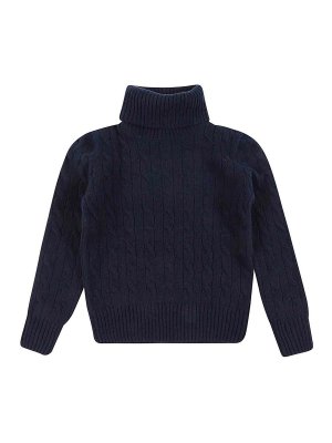 RALPH LAUREN: Rollkragenpullover  und Polo-Ausschnitt - Rollkragenpullover - Dunkelblau