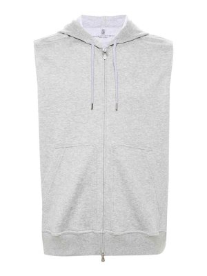 BRUNELLO CUCINELLI: Sudaderas y suéteres - Sudadera - Gris