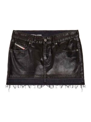 ミニスカート PAROSH Women Mini Skirts D600521 013 Black P.A.R.O.S.H. Black Pleated Miniskirt - Black - Women