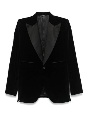 DOLCE & GABBANA: Blazer - Blazer - Negro