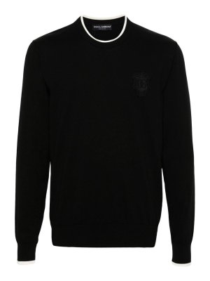 DOLCE & GABBANA: クルーネック - クルーネック - 黒