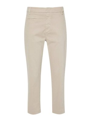DONDUP: Pantalones casual - Pantalón Casual - Beis