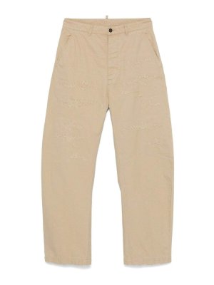 DSQUARED2: Trousers Shorts - Ripped Chino Pants