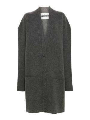 JIL SANDER: カーディガン - カーディガン - グレー