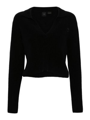 Pinko: Turtlenecks & Polo necks - `Profumo` Polo-Neck Sweater
