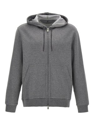 BRUNELLO CUCINELLI: Sweatshirts und Pullover - Sweatshirt - Grau
