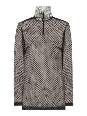 DOLCE & GABBANA: short dresses - Mesh Design Mini Dress