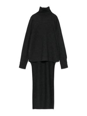 GIVENCHY: Cuellos altos y polos - Suéter Con Cuello Alto - Gris