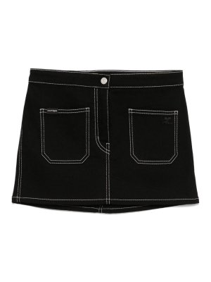 ミニスカート PAROSH Women Mini Skirts D600521 013 Black P.A.R.O.S.H. Black Pleated Miniskirt - Black - Women