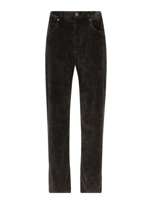 DOLCE & GABBANA: bootcut jeans - Wide Leg Denim Cotton Jeans