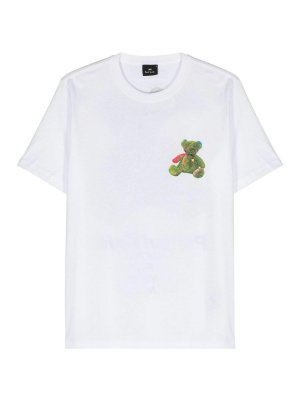 PS BY PAUL SMITH: t-shirts - Teddy Cotton T-Shirt