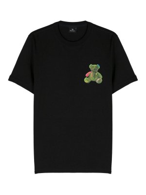 PS BY PAUL SMITH: t-shirts - Teddy Cotton T-Shirt